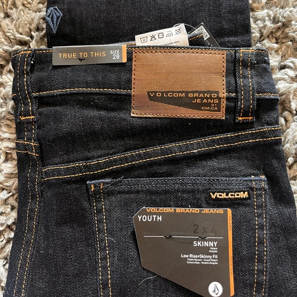 Volcom Youth 2x4 Sz 16 Jeans - Picture 5 of 6